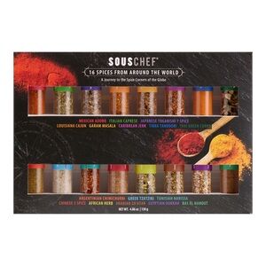 Souschef 16 Spices from Around the World Set NEW from World Market